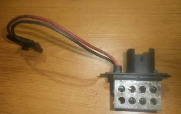 Renault 19 Heater blower motor/fan resistor 020619m