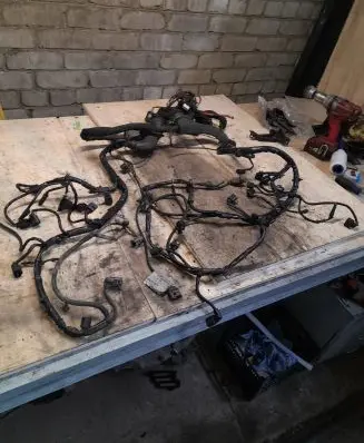Engine installation wiring loom