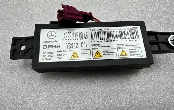 Mercedes-Benz S W222 Air conditioning/heating control unit A2228350049