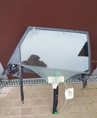 Audi A3 S3 A3 Sportback 8P Rear door window/glass frame 8P4839630