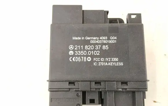 Mercedes-Benz E W211 Keyless (KESSY) go control unit/module 2118203785 A2118203785
