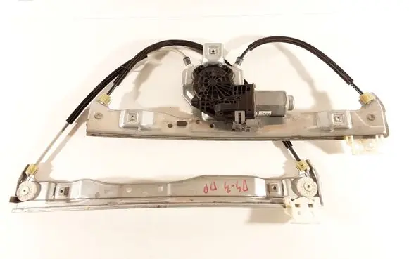 Front door window regulator with motor