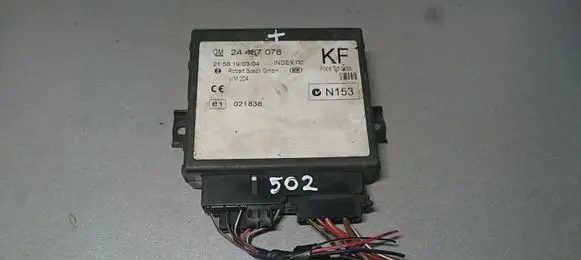 Opel Zafira A Comfort/convenience module 24437076 021838