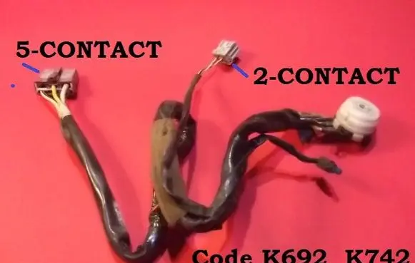 Honda Accord Ignition lock contact K692 K742