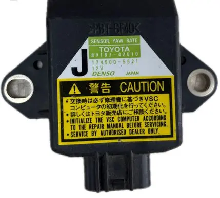 Toyota RAV 4 (XA30) ESP acceleration yaw rate sensor 8918342010 1745005521