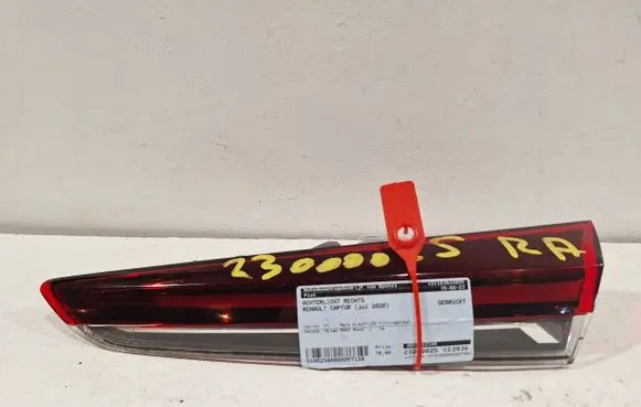 Renault Captur II Rear/tail lights 265501234R
