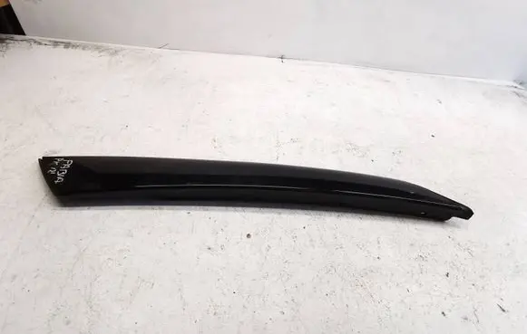 Front door glass trim molding
