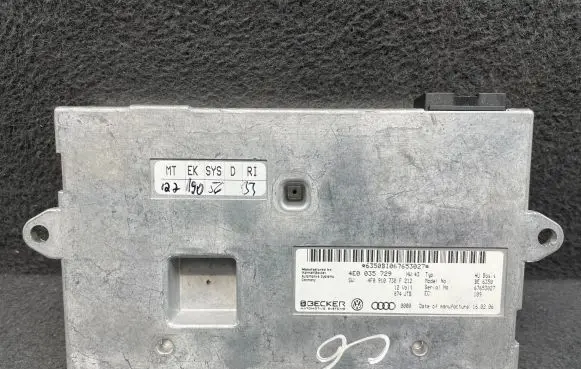 Audi A6 S6 C6 4F MMI control unit 4F0910730F 4E0035729