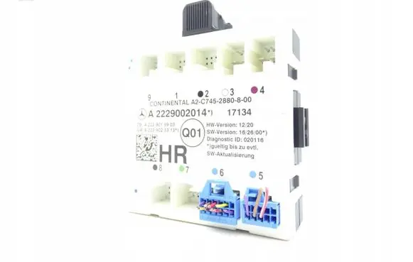 Mercedes-Benz C W205 Door control unit/module A2229002014