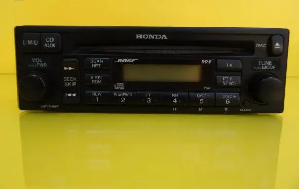 Honda Accord Radio/CD/DVD/GPS head unit MF721R0 39101-S1A-G110-M1
