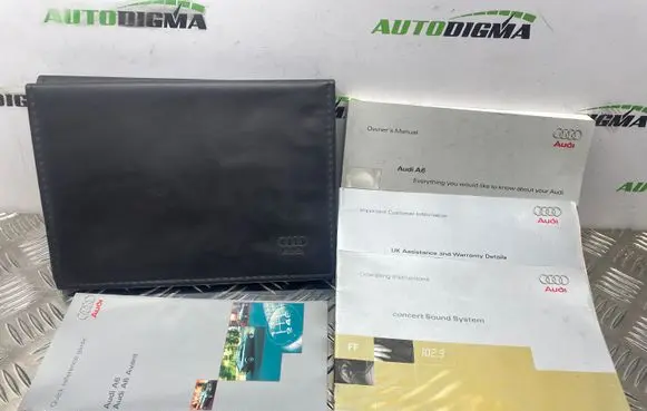 Audi A6 S6 C6 4F Owners service history hand book 