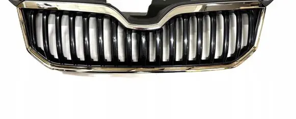 Skoda Yeti (5L) Front bumper upper radiator grill 5L0853668B