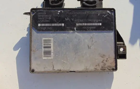 Peugeot 206 Engine control unit/module 9641390180 9647640880