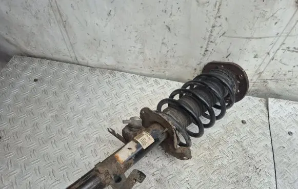 Front shock absorber with coil spring