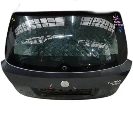 Skoda Fabia Mk2 (5J) Rear windscreen/windshield window 