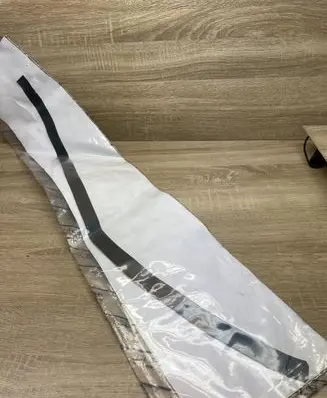 Hyundai Sonata Rear door glass trim molding 8636738001
