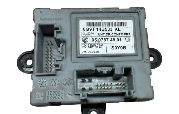 Volvo S80 Door control unit/module 6G9T14B533KL