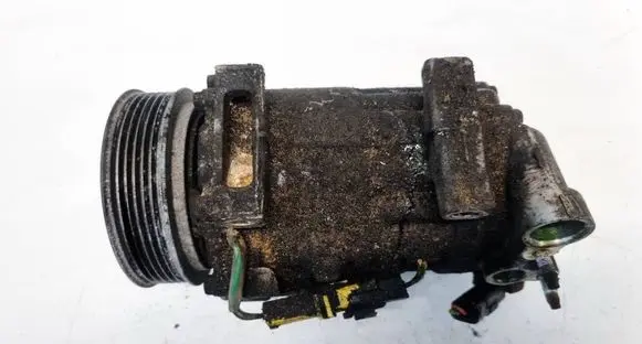 Peugeot 407 Air conditioning (A/C) compressor (pump) 9648138680