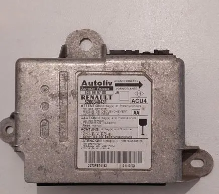 Renault Scenic II - Grand scenic II Airbag control unit/module 603989700 8200340431 D272BB74182