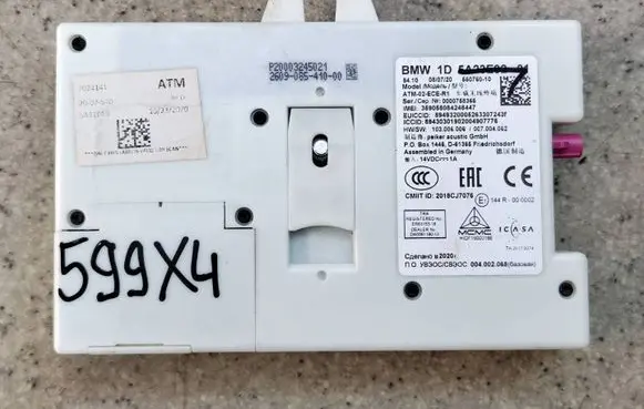 BMW X4 G02 Voice control module 5507601048 55076010 550760