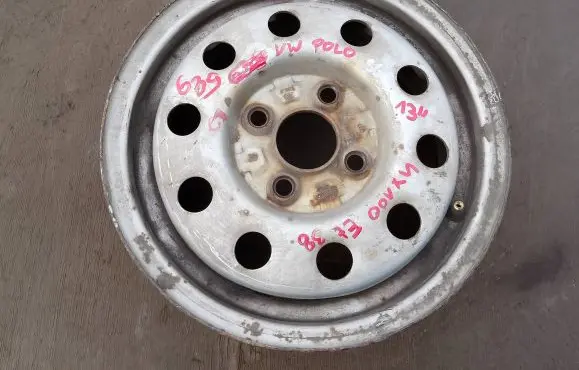 Volkswagen Polo R13 steel rim 
