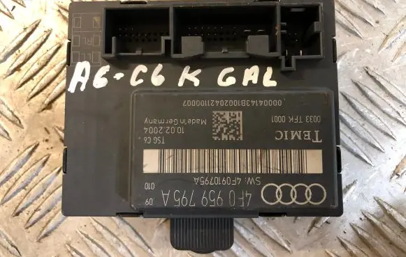Audi A6 S6 C6 4F Door control unit/module 4F0959795A 4F0910795A 0033TFK0001