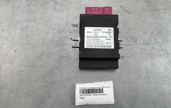 BMW 5 F10 F11 Fuel injection pump control unit/module 16147276384