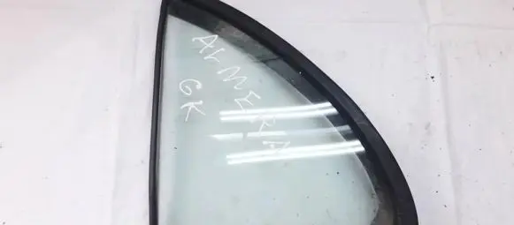 Nissan Almera Rear vent window glass 