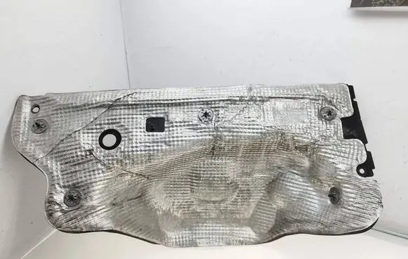Heat shield in engine bay