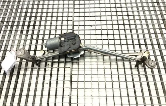 Front wiper linkage and motor