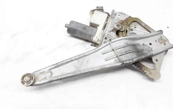 Rear door window regulator with motor