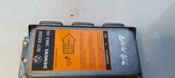BMW 5 E34 Airbag control unit/module 65778353598 5wk4060