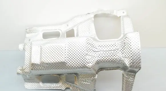 Heat shield in engine bay