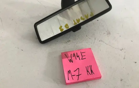 Volkswagen PASSAT B3 Rear view mirror (interior) 1212123