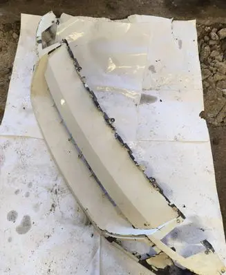 Volkswagen Touareg II Front bumper lip 7P6807061D 1355C70177
