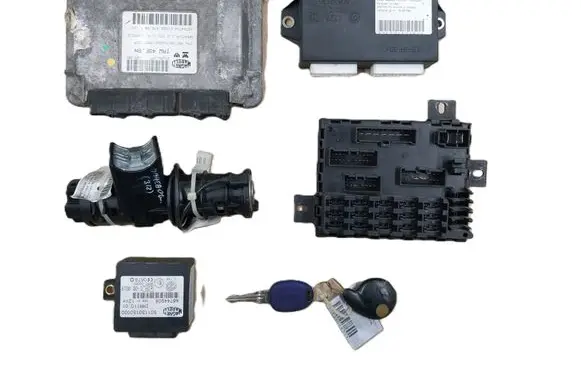 Fiat Marea Engine ECU kit and lock set IAW49FBN 6160047800