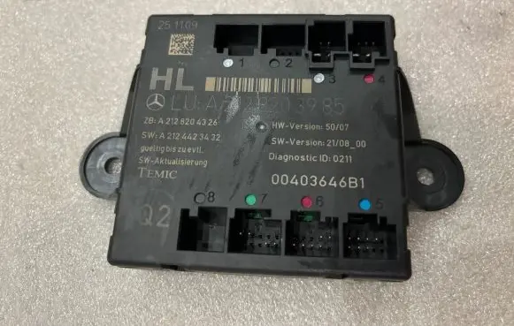 Mercedes-Benz E W212 Door control unit/module A2128203985 A2124423432 A2128204326
