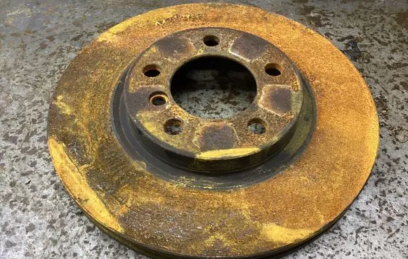 Front brake disc