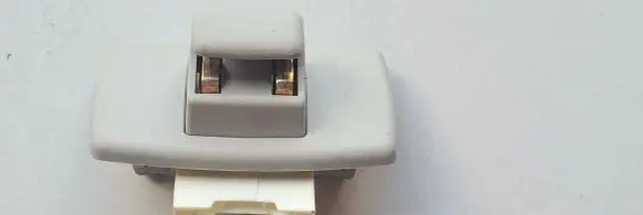 Sun visor clip/hook/bracket