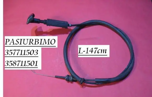 Volkswagen Golf II Throttle cable 357711503 358711501