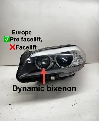 BMW 5 F10 F11 Headlight/headlamp 7203251 1ZS01013141 A9720325121