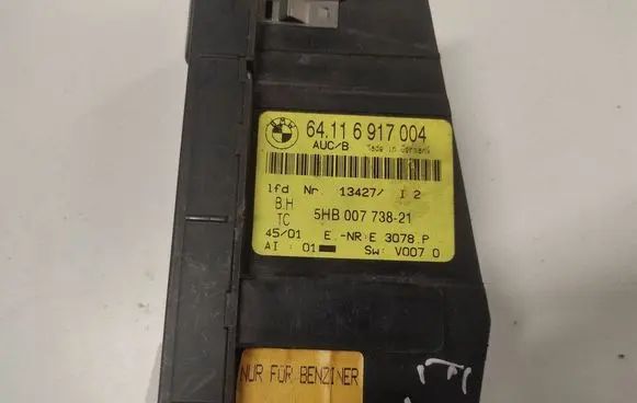 BMW 3 E46 Climate control unit 64116917004 5HB00773821