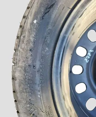 Citroen C5 R17 spare wheel