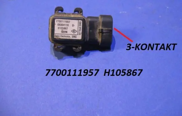 Opel Vivaro Air pressure sensor 7700111957 H105867