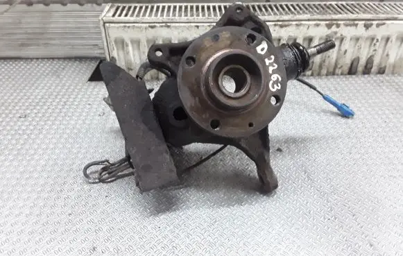 Front wheel hub spindle knuckle