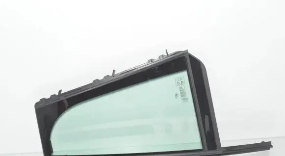 Rear vent window glass