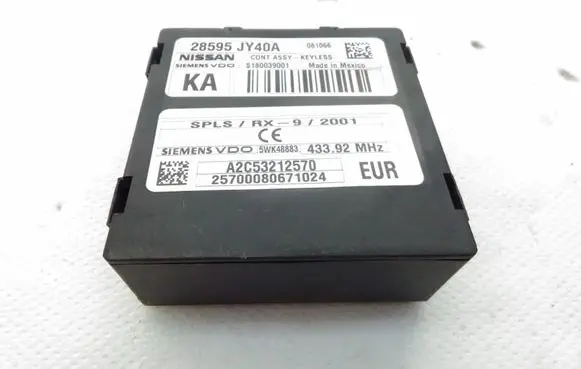 Renault Koleos I Other control units/modules 28595JY40A S180039001 A2C53212570