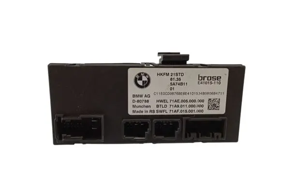 Tailgate/trunk control unit/module