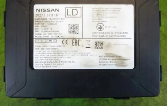 Infiniti Q30 Other control units/modules 282755DF1B
