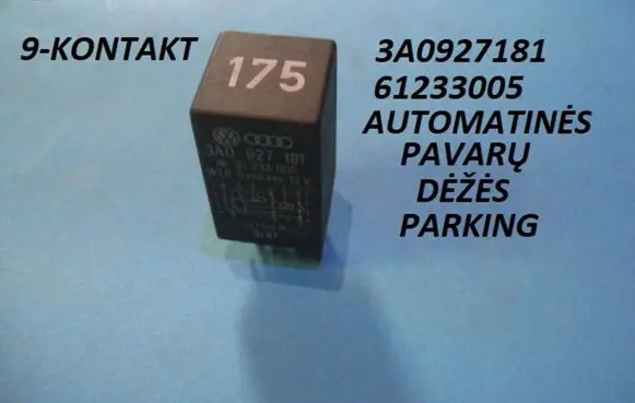 Volkswagen Sharan Other relay 3A0927181
